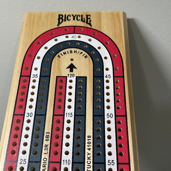 Bicycle Cribbage Card Game Board - Picture 4 of 6